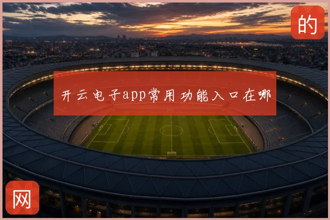 开云电子app常用功能入口在哪