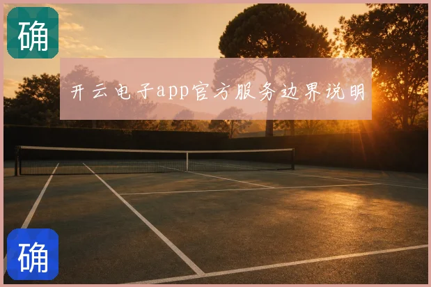 开云电子app官方服务边界说明