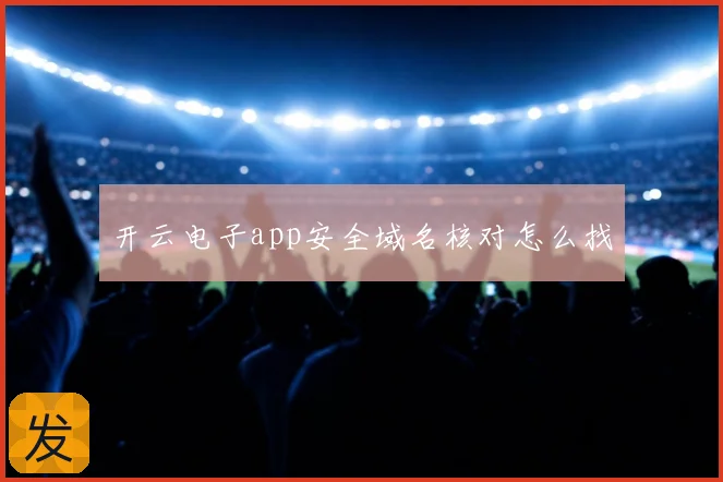 开云电子app安全域名核对怎么找